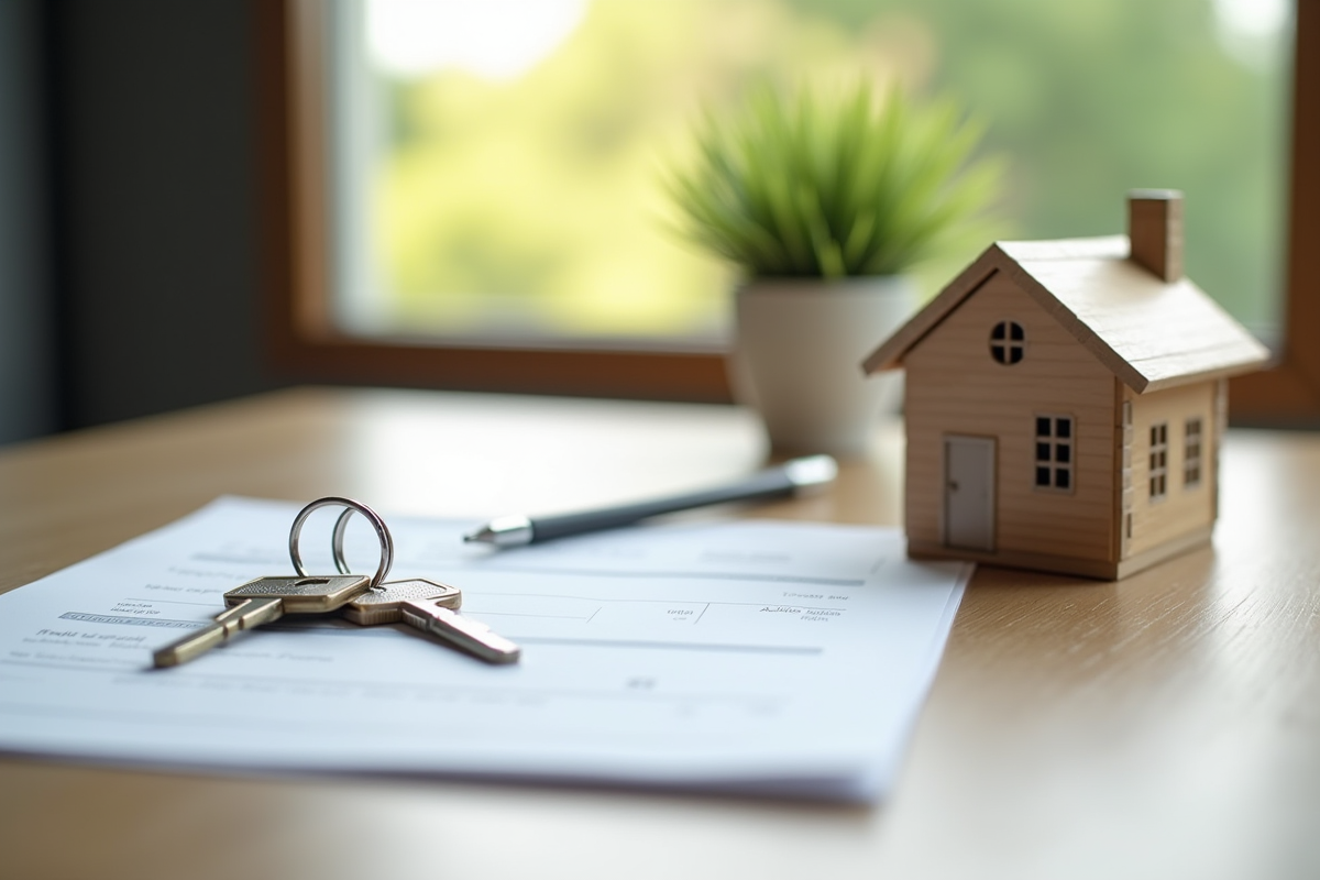 Clés immobilier et formulaire d