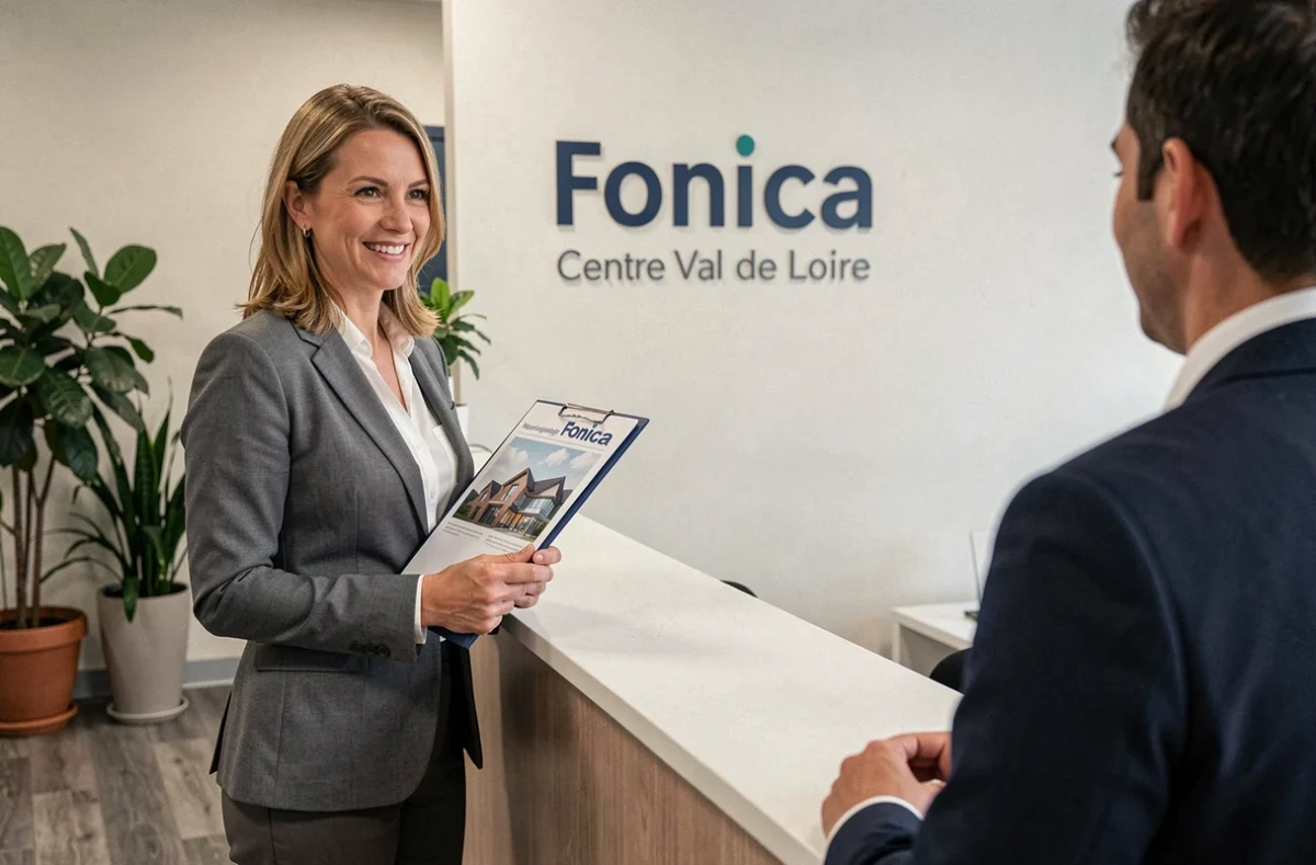 Gestionnaire de copropriété Foncia Centre Val de Loire accueillant un client dans son agence de Tours
