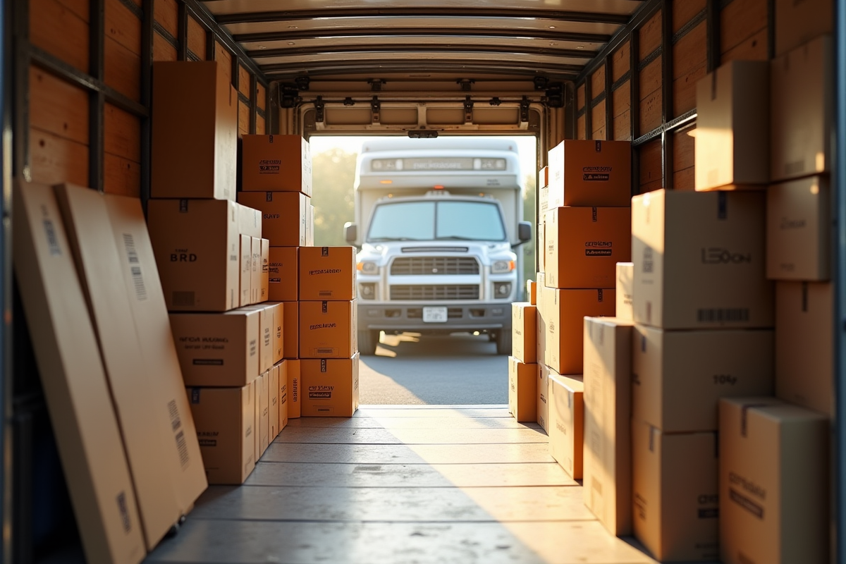 camion déménagement